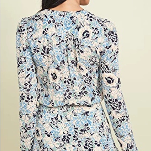 Veronica Beard Riggins Ashlynn Blue Floral mini dress - Picture 7 of 10